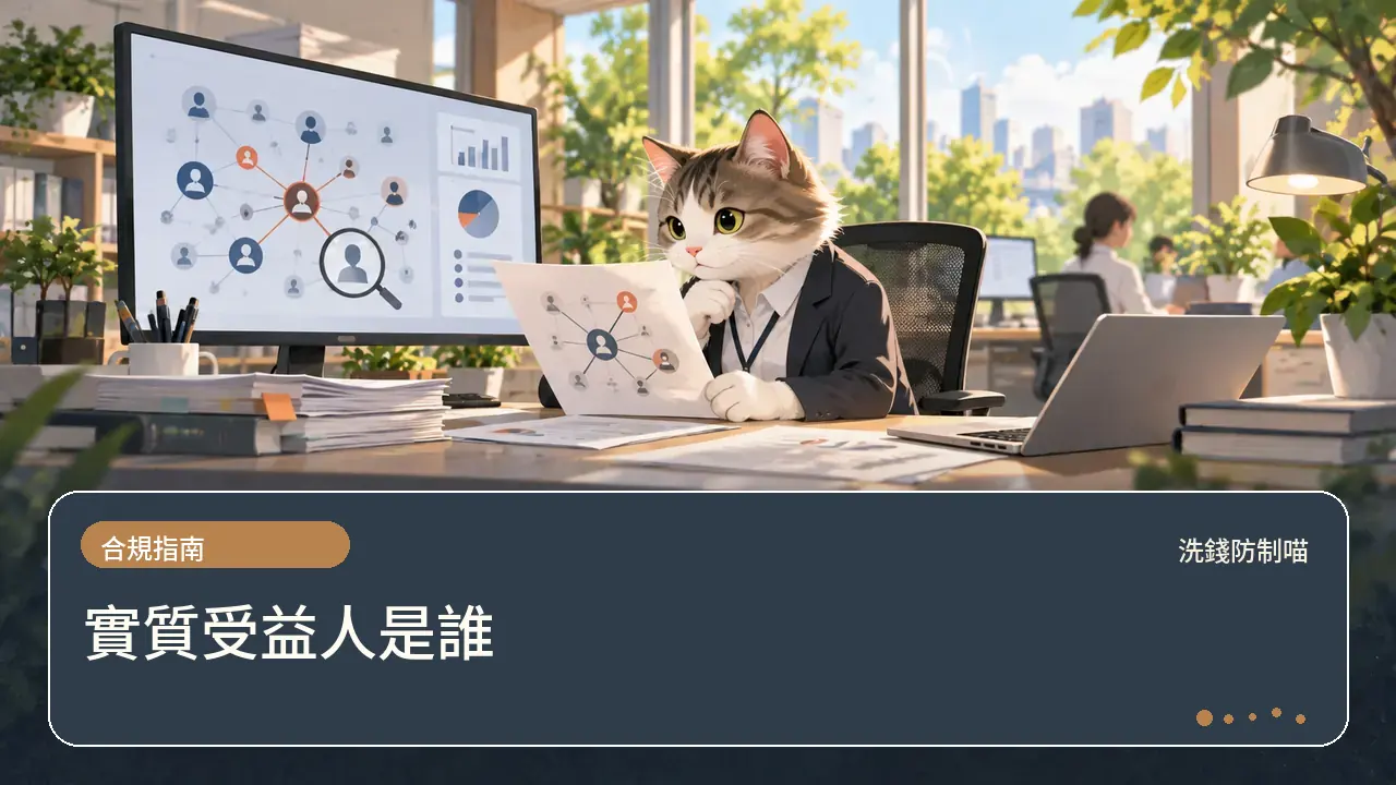 實質受益人是誰主題插畫
