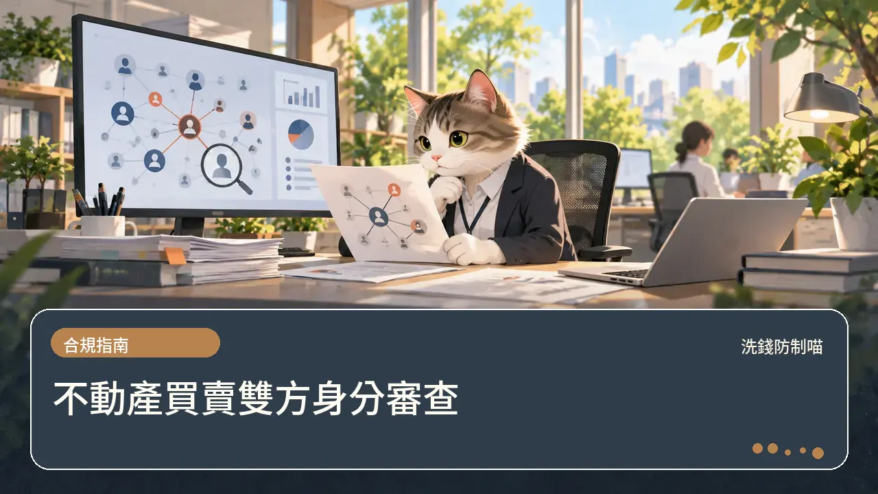 不動產買賣雙方身分審查主題插畫